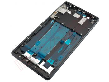 Middle housing with matte black frame for Nokia 3, TA-1020 / TA-1032